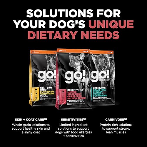 Miniatura 6 de Go! Solutions Sensitivities Limited Ingredients, alimento seco para perros sin granos, receta de salmón para estómago sensible, bolsa de 3.5 libras