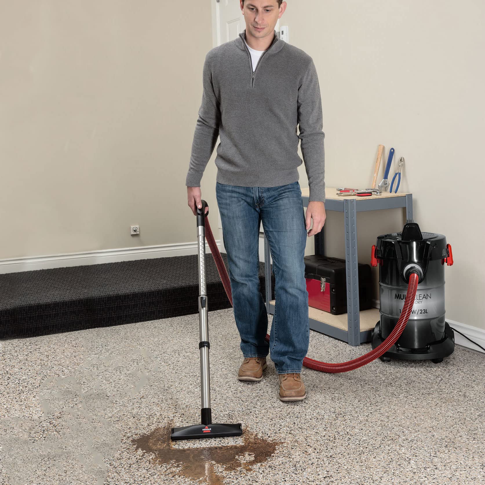 Bissell MultiClean | Aspirador Multiusos | Aspirador húmedo y seco con función de soplado | 1500 W | Juego de Accesorios de 7 Piezas 23 | 2026M