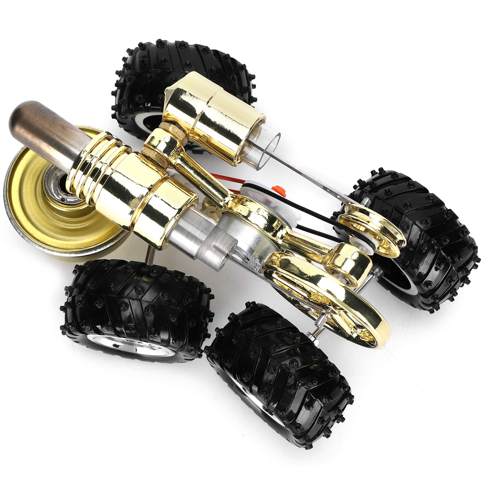 Modelo de Motor Stirling Física de Aleación de Zinc Motor Stirling No Requiere Ensamblaje con Ranura para Lámpara Juguete Educativo para Kits de Ciencia Coleccionistas Aprendizaje en el Aula