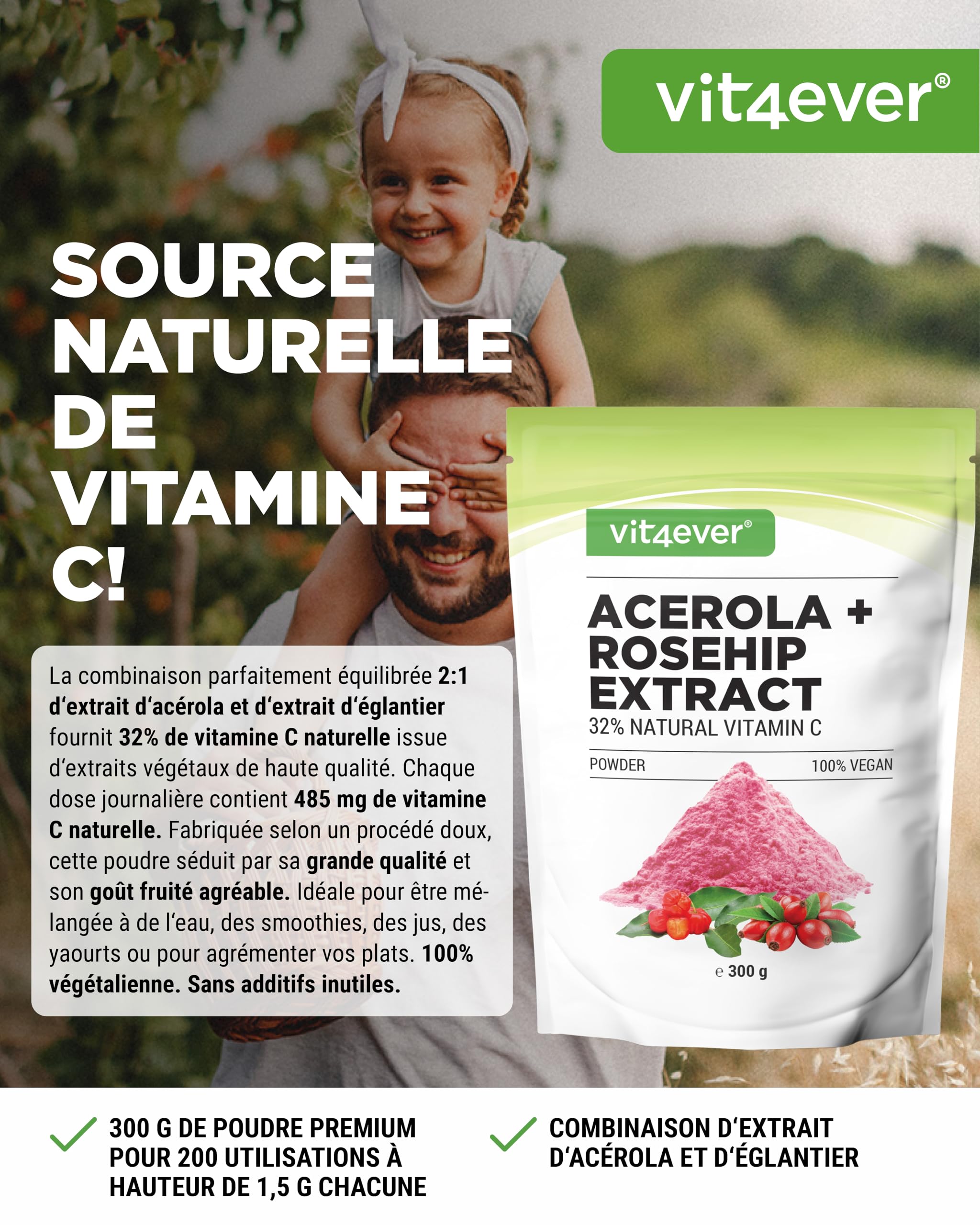 Poudre D'Acérola 10kg - Riche En Vitamine C (28,1%) - Superfood Buxtrade