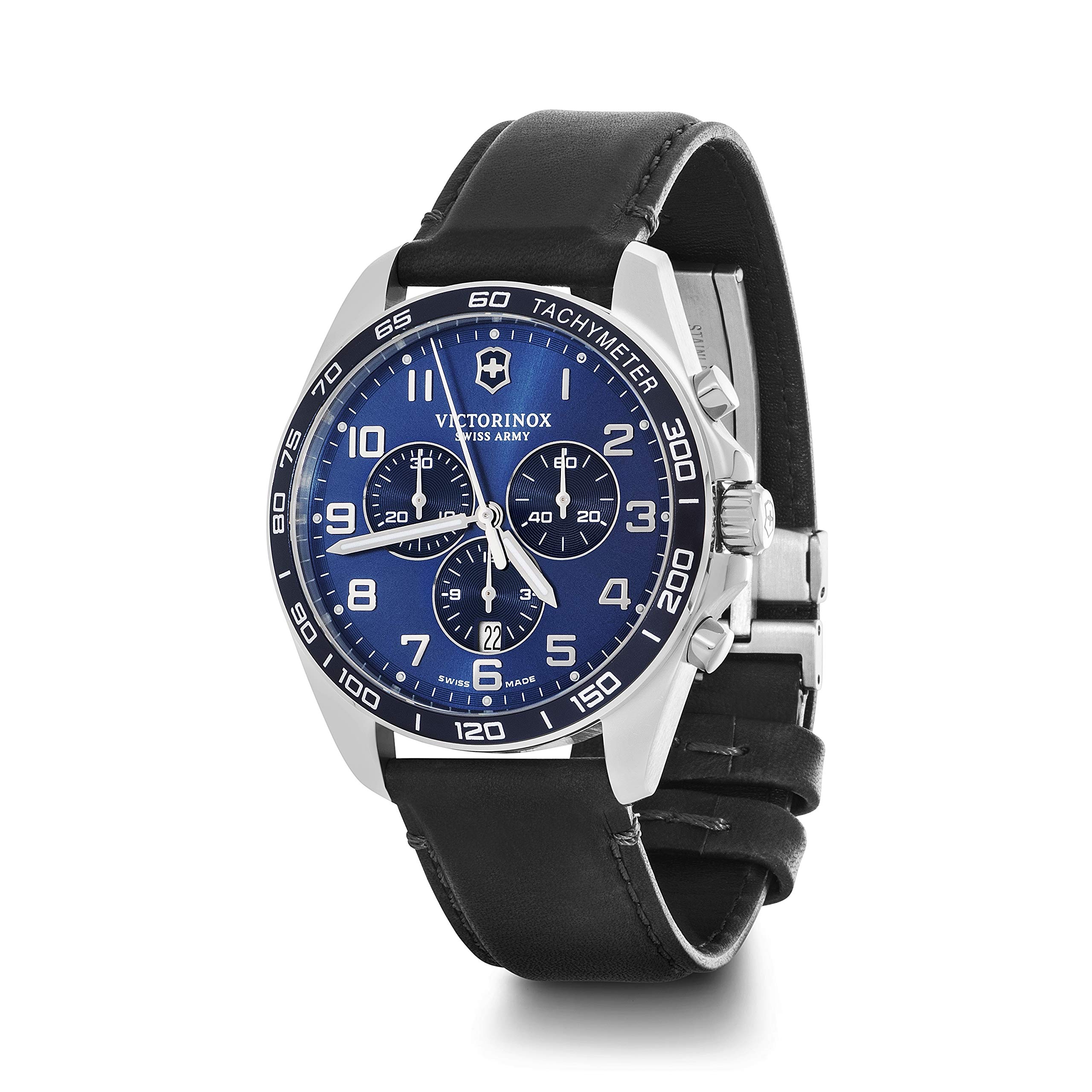 Victorinox Orologio Uomo FieldForce Classic Chrono 42 Mm - Acciaio Bicolore, Cronografo, Vetro Zaffiro, Svizzero