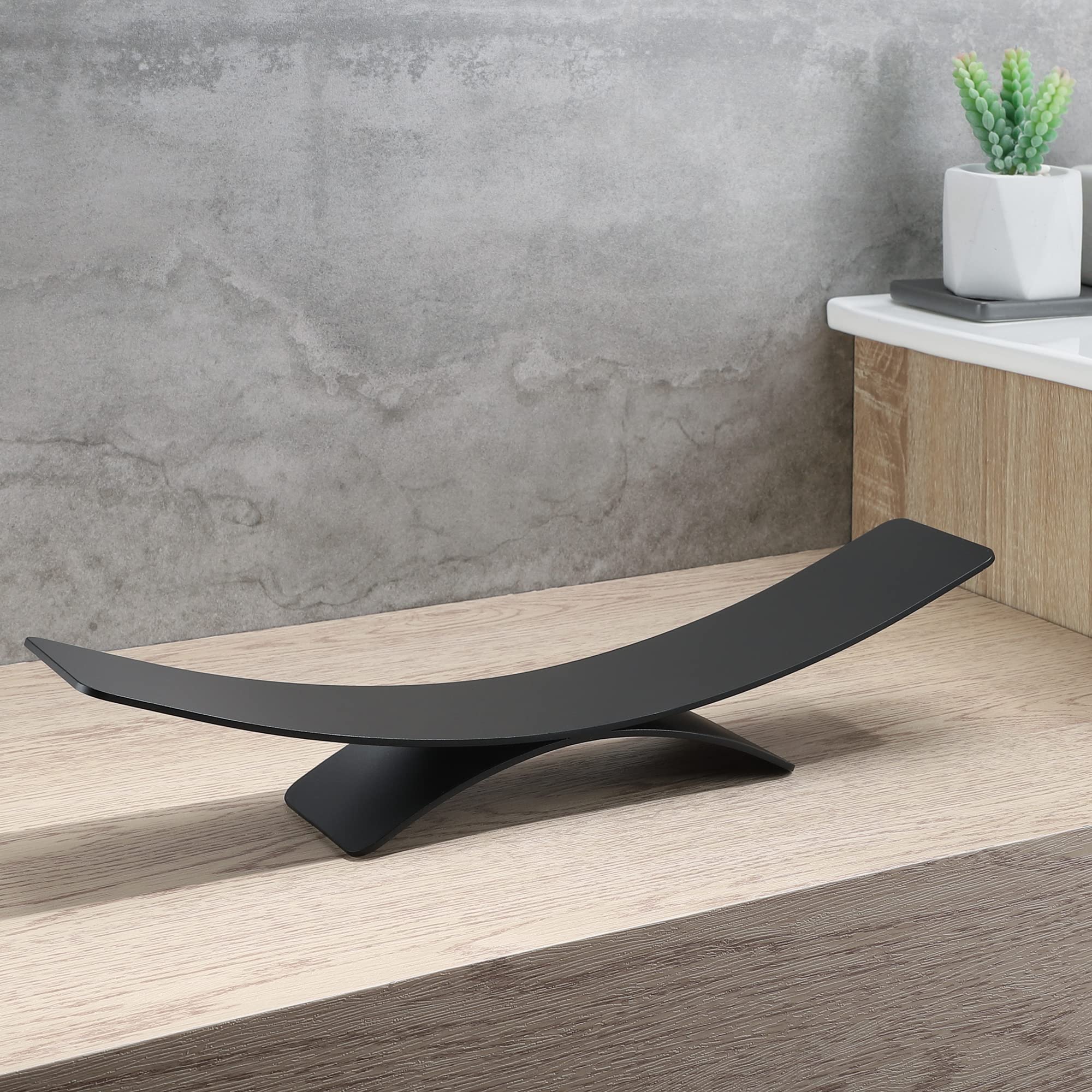 Porta Asciugamani Bagno, Portasciugamani in Acciaio Inox, Porta Salviette Nero Portasciugamani per Asciugamani Ospiti