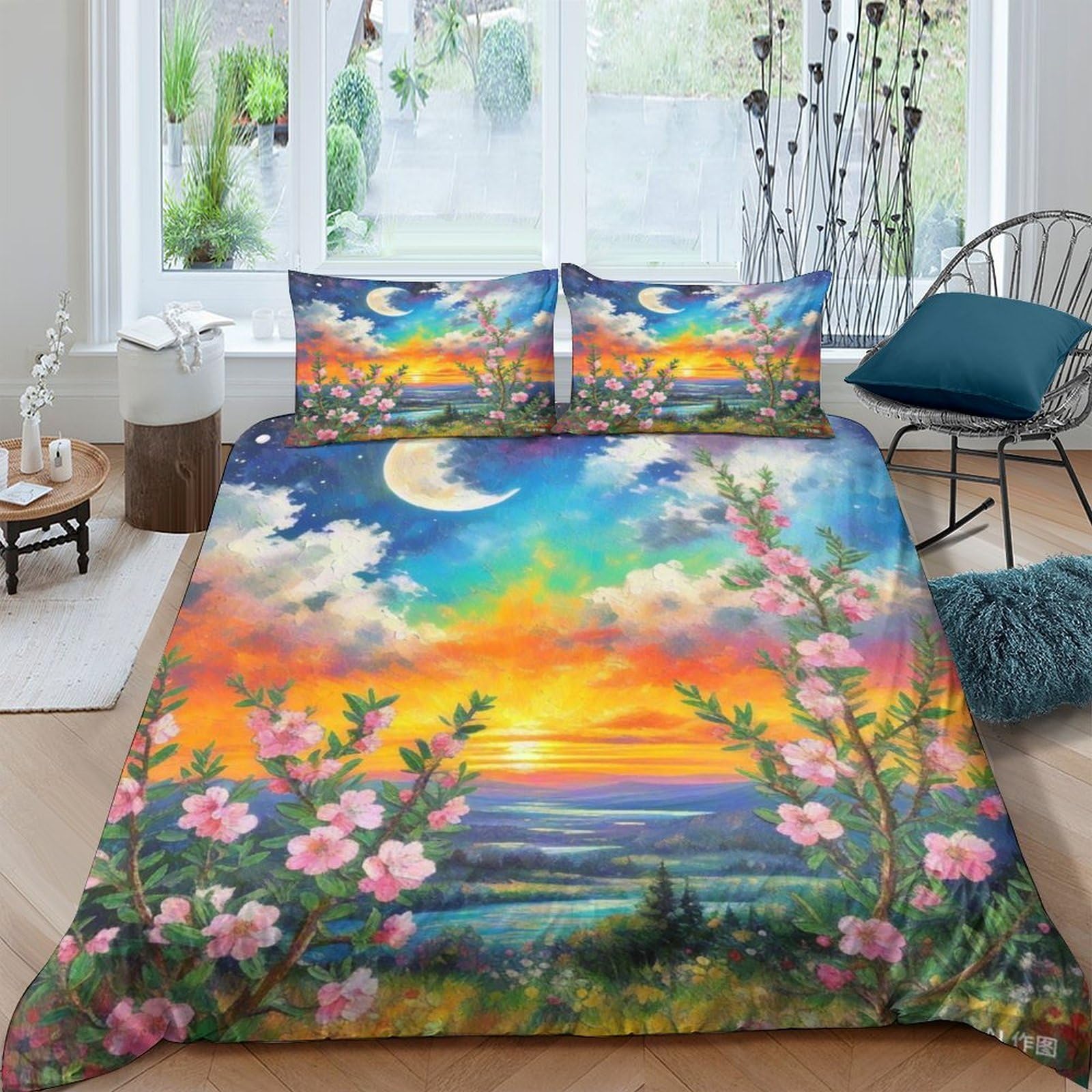 Parure de lit 220x240 imprimée 3D housse de couette microfibre pour lit king ado garçon