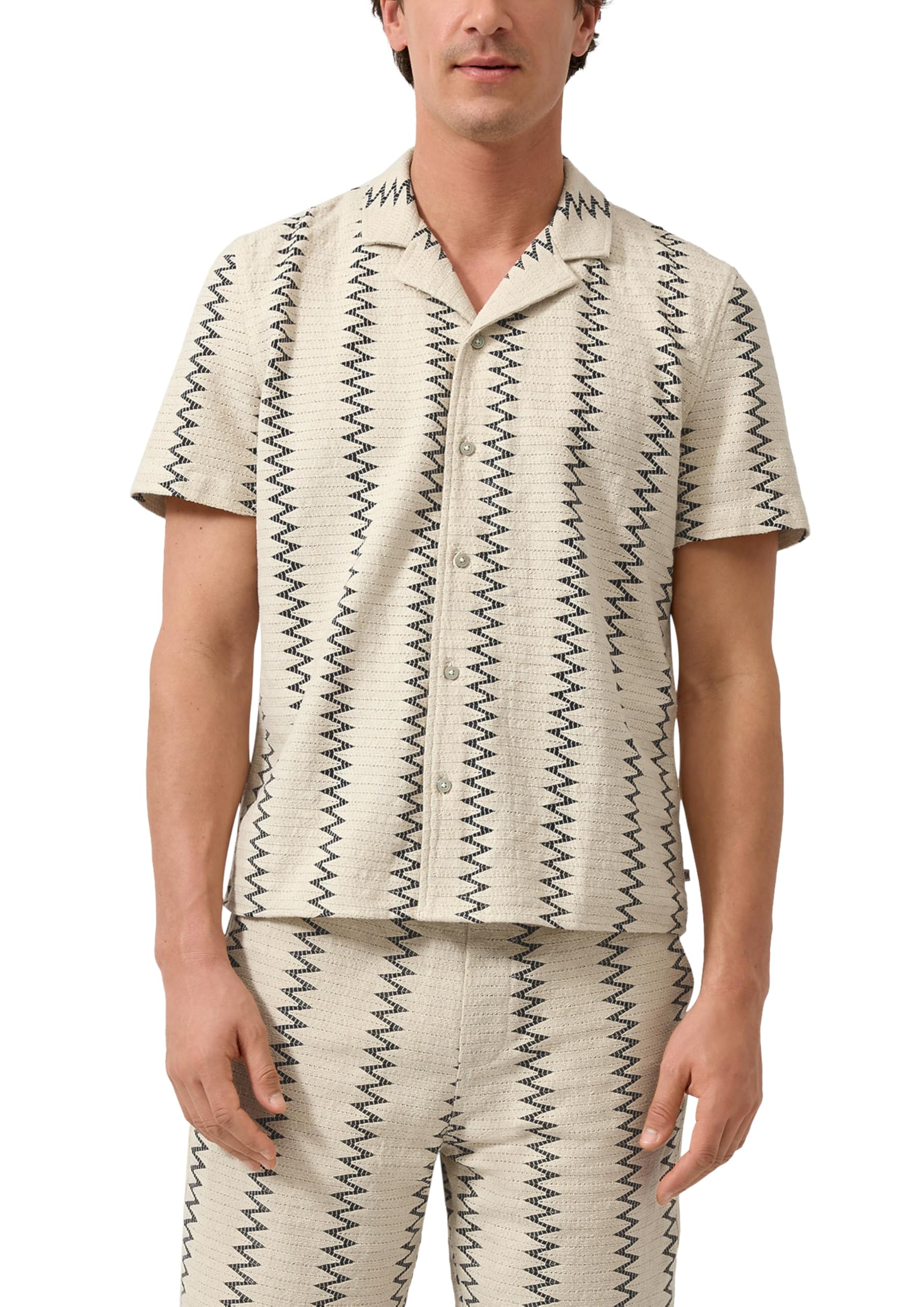 s.Oliver Men's 2179103 Short Sleeve Shirt (Pack of 1), Brown, XXL