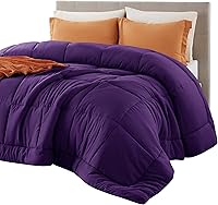 Vista 14 de Bedsure Relleno de edredón – Edredones acolchados tamaño King, edredón para todas las estaciones, ropa de cama alternativa de plumón suave, con 8