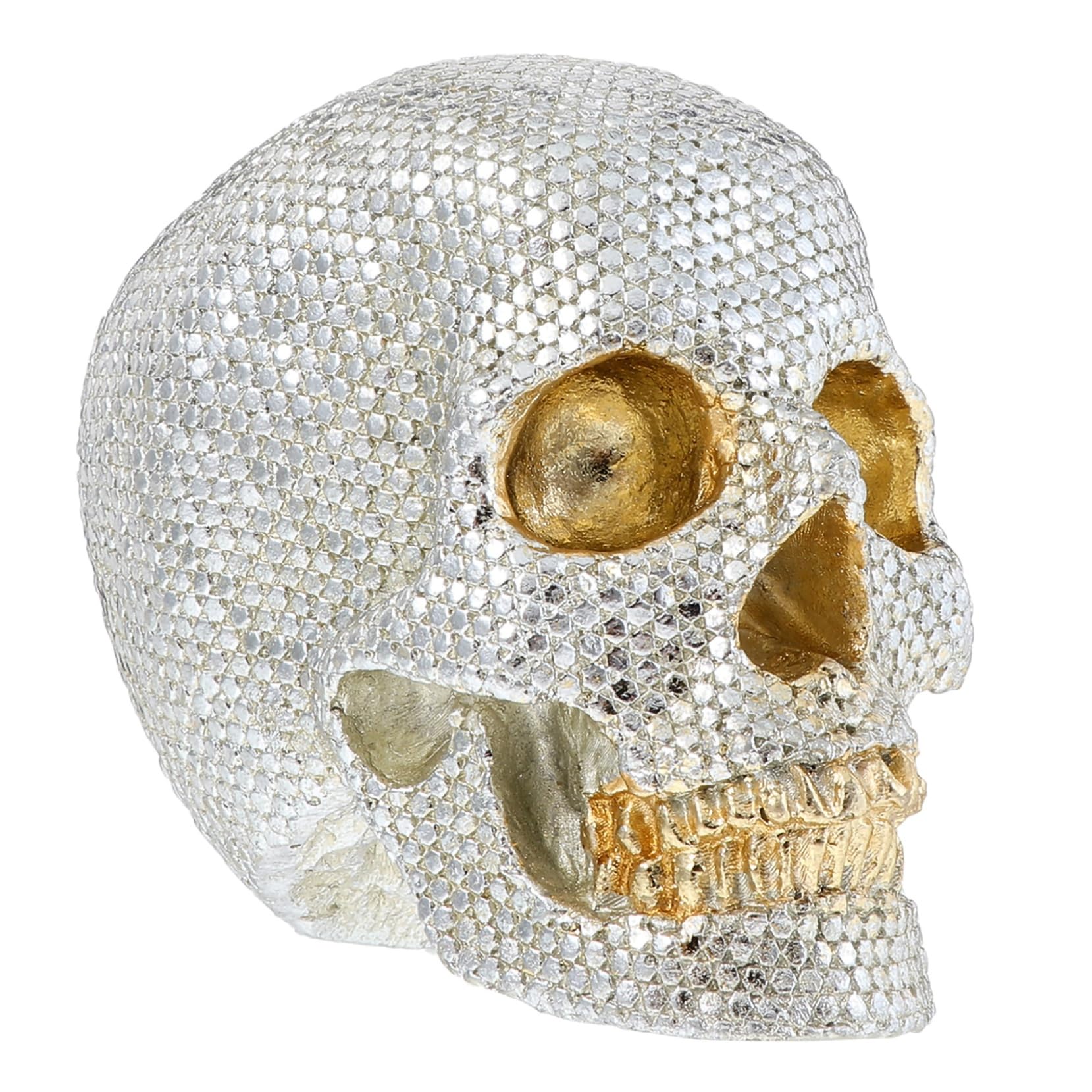 PRETYZOOM 5 Piezas De Adornos De Calavera Cabeza Cráneo Halloween Figuras del Día De Los Muertos Decoración De Fiesta De Halloween Tamaño Completo Cabeza De Esqueleto Esqueleto