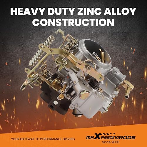 Miniatura 5 de maXpeedingrods Carburador de 2 barriles 16010H1602 para Nissan B210 A12 120Y 1200 Datsun Sunny Vanette Pulsar Cherry Truck