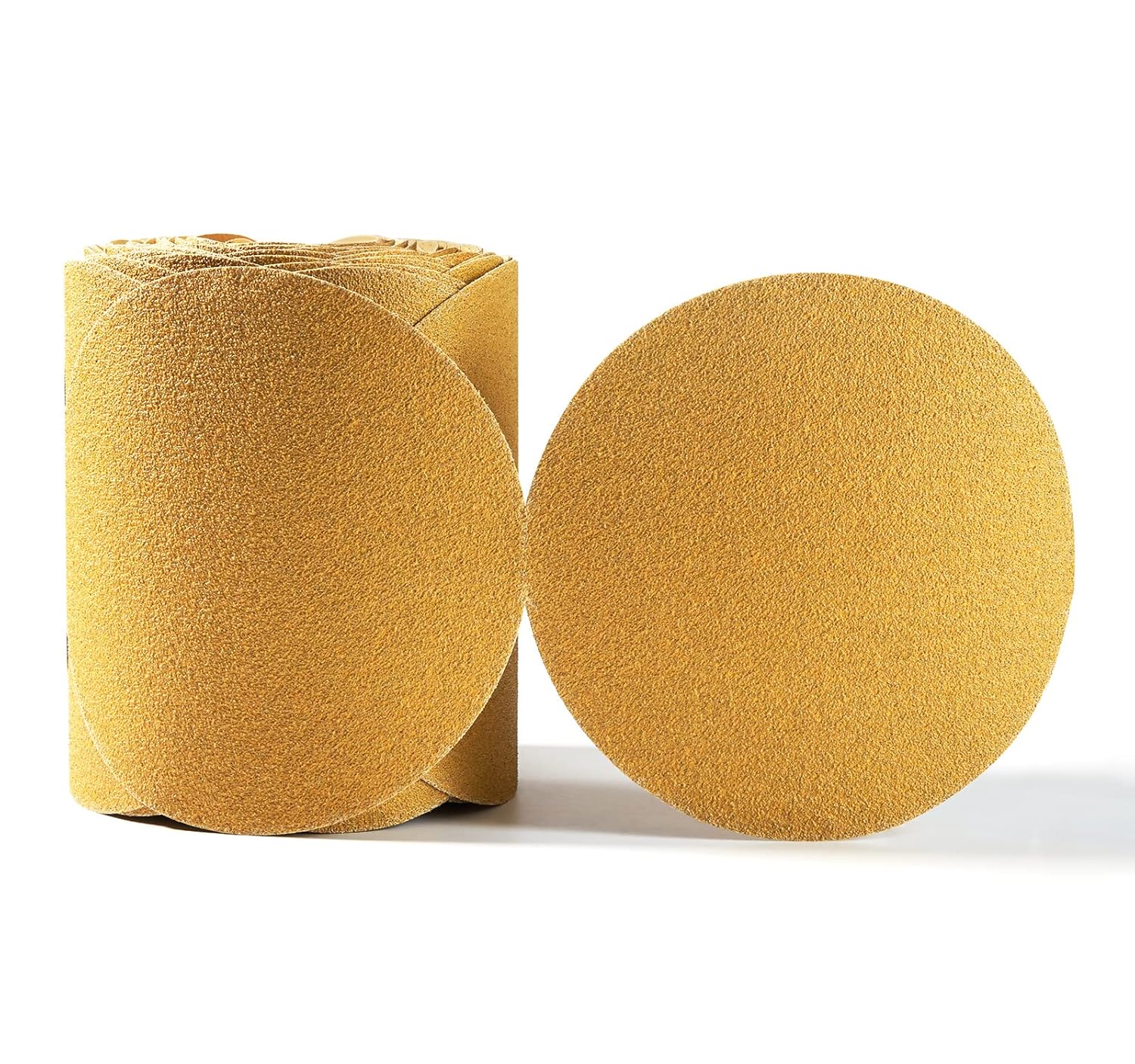 S SATC 100 PCS PSA Sanding Discs 6 Inch Adhesive Backed Sandpaper 220 Grit Sander Attachment for Drill Self Stick Aluminum Oxide Round Automotive Sandpaper with Sticky Back - - 