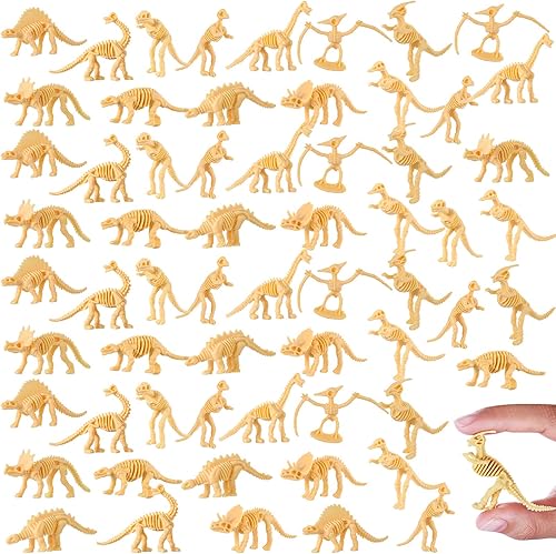 180 piezas de esqueletos de fósiles de dinosaurio, huesos de dinosaurio surtidos, juguete de esqueleto de dinosaurio de plástico de 2.5 pulgadas,