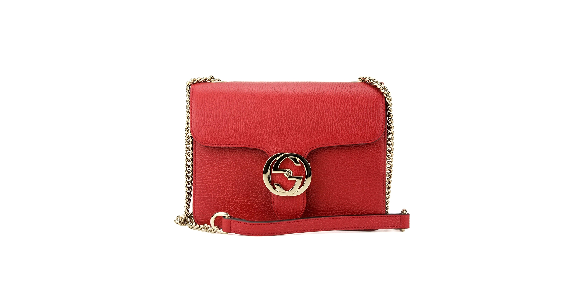 Gucci 赤と白のチェック柄ショルダーバッグ Gucci 赤と白のチェック柄ショルダーバッグ Gucci 赤と白の