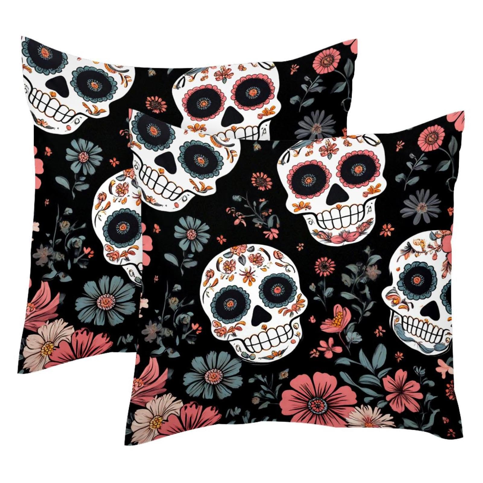 Fundas de cojín de calaveras de azúcar para proteger y suavizar asientos rígidos