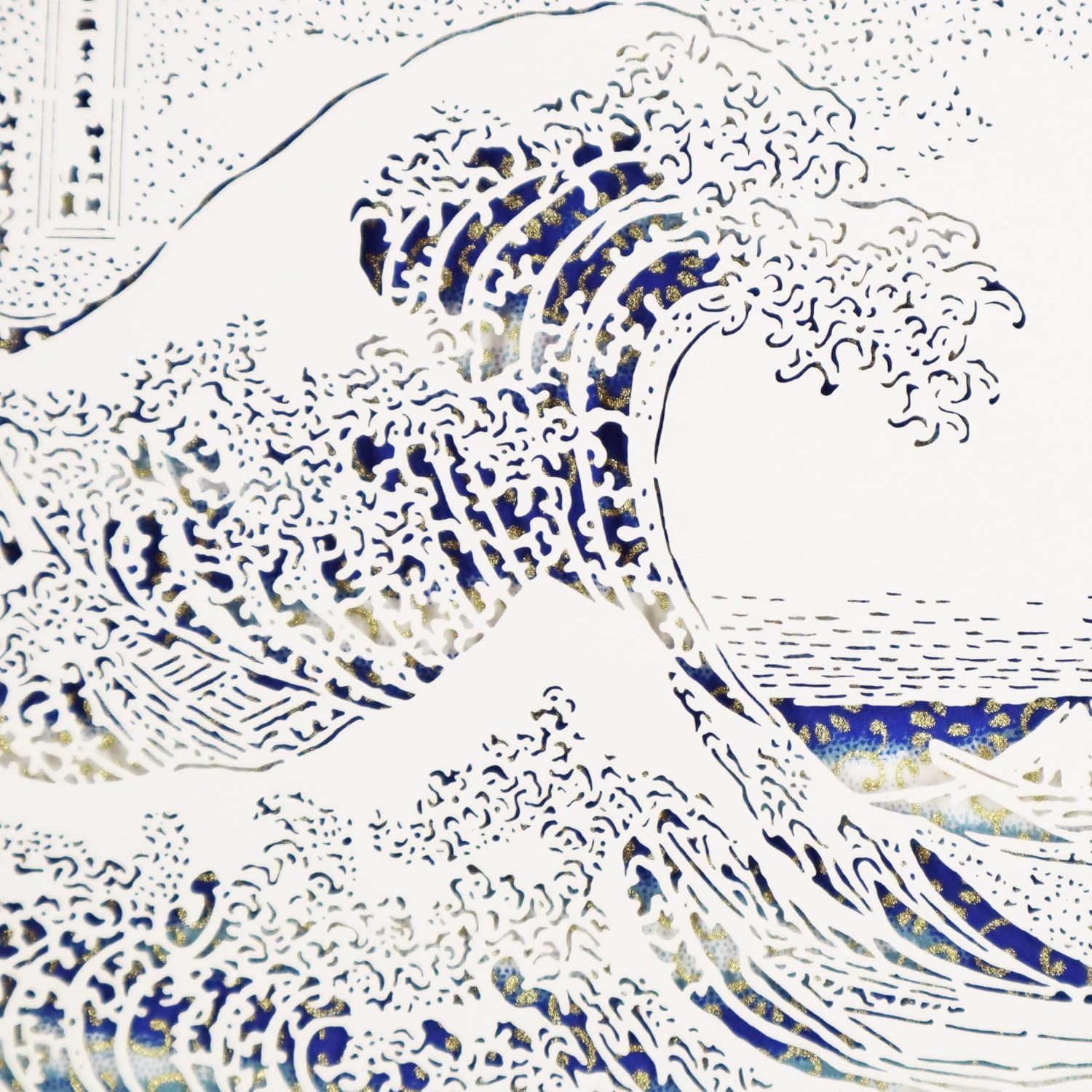 Hokusai Wave Washi Message Cards Set