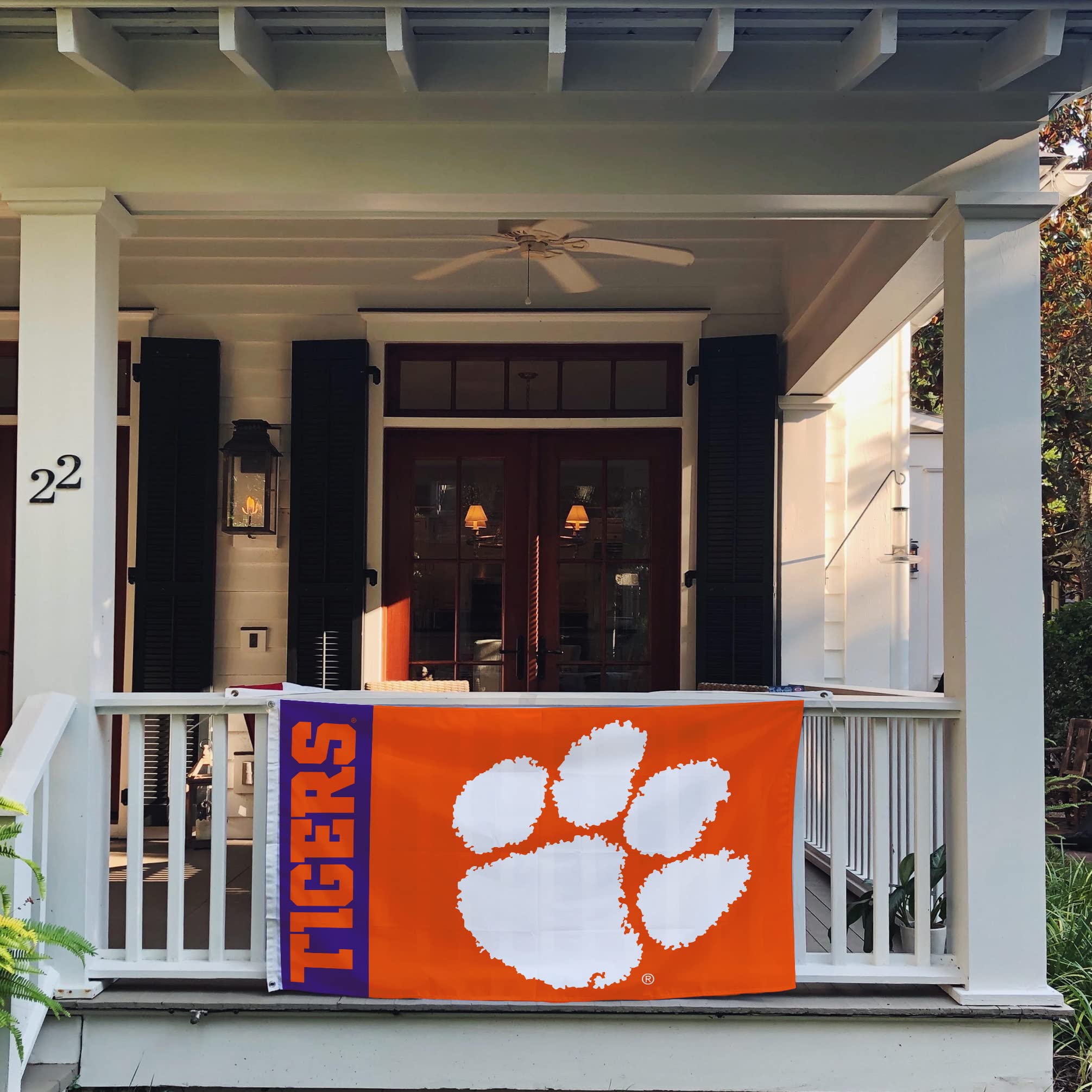Desert Cactus Clemson Universitätsflagge Aus 100 % Polyester – 91 X 152 Cm, Für Innen & Außen