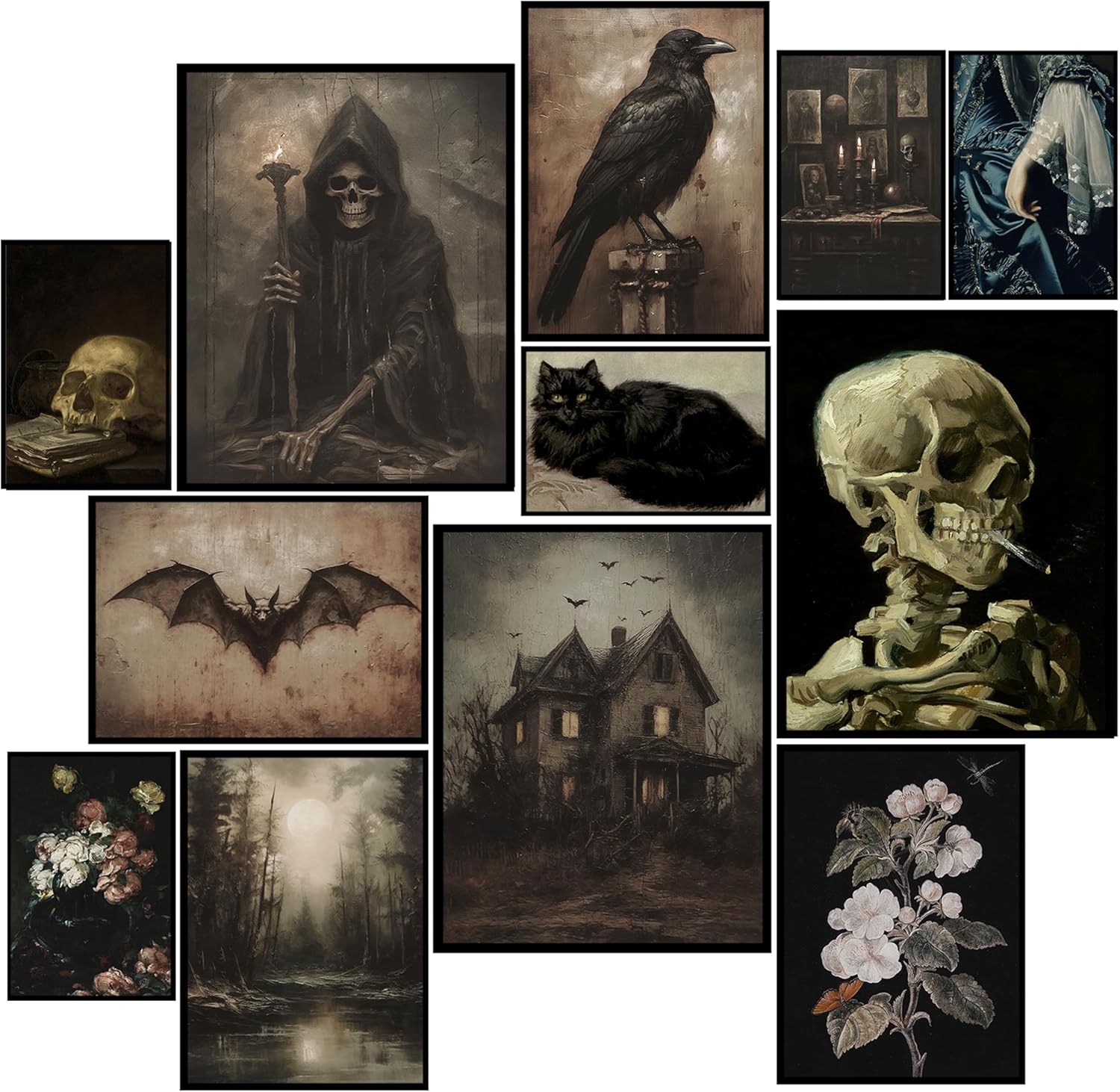 Insire Gothic Art, Wall Art Poster, Gothic Decor, Goth Room Decor