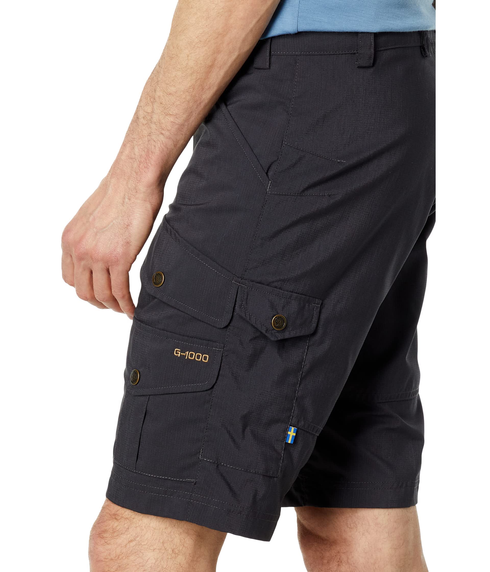 Fjällräven Vidda Pro Lite Shorts M Herren Wandershorts Freizeitshorts Dark Grey grau