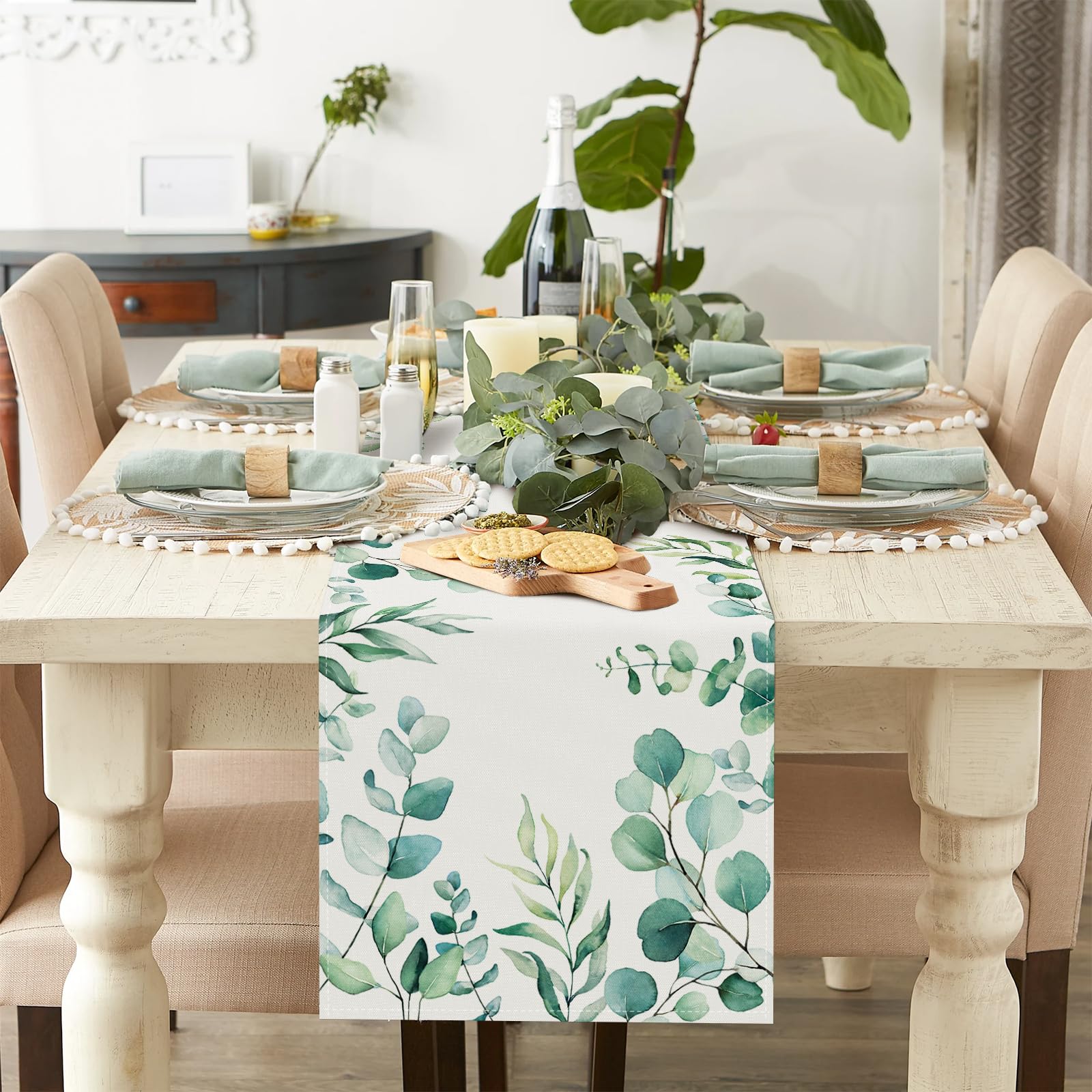 13x72 Inch Table Runner - Summer Seasonal Rustic Holiday Kitchen Decor