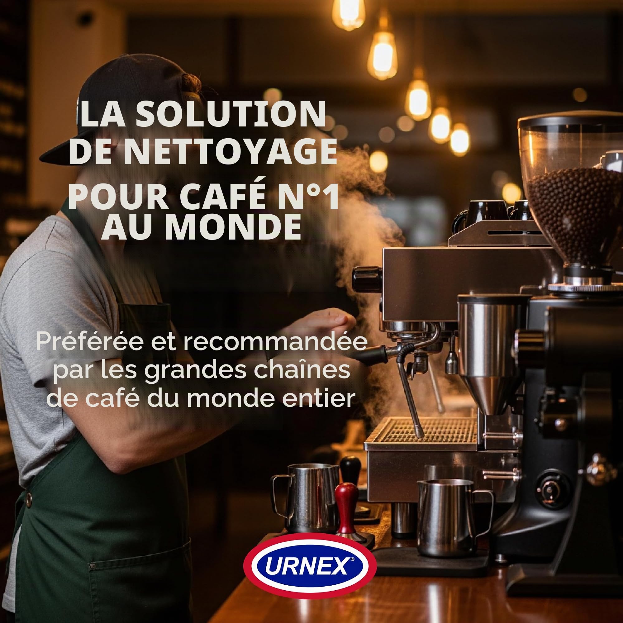 Urnex SuperGrindz Tablettes de nettoyage pour broyeur, 330 g