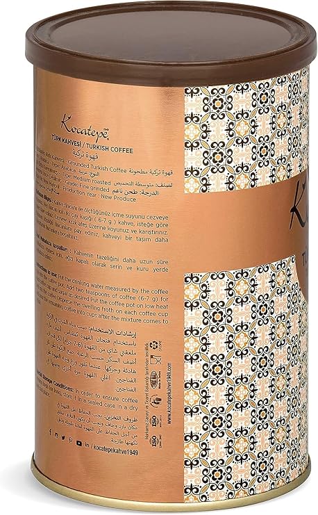 KOCATEPE KAHVE Kocatepe Türk Kahvesi 250 gr Teneke