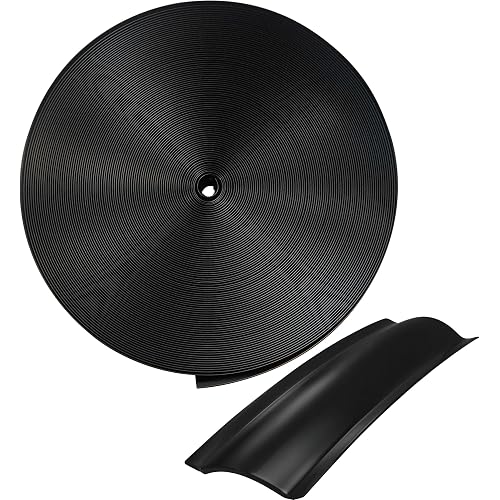 1" RV Trim Molding Insert, 100ft UV Resistant RV Weather Stripping Exterior, Premium Heavy Duty Vinyl Screw Cover Trim for Camper and Travel Trailer (Black)
