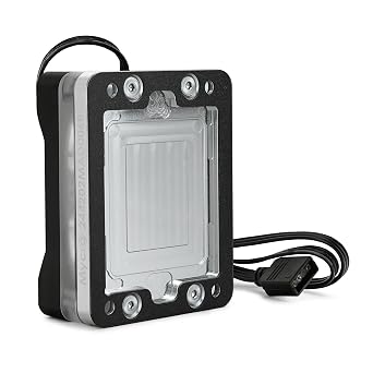 Thermal Grizzly Intel 1851 Mycro Direct-Die Pro RGB V1 Water Cooler with Nickel-Plated Copper Base and Micro Cooling Fins - Made in Germany