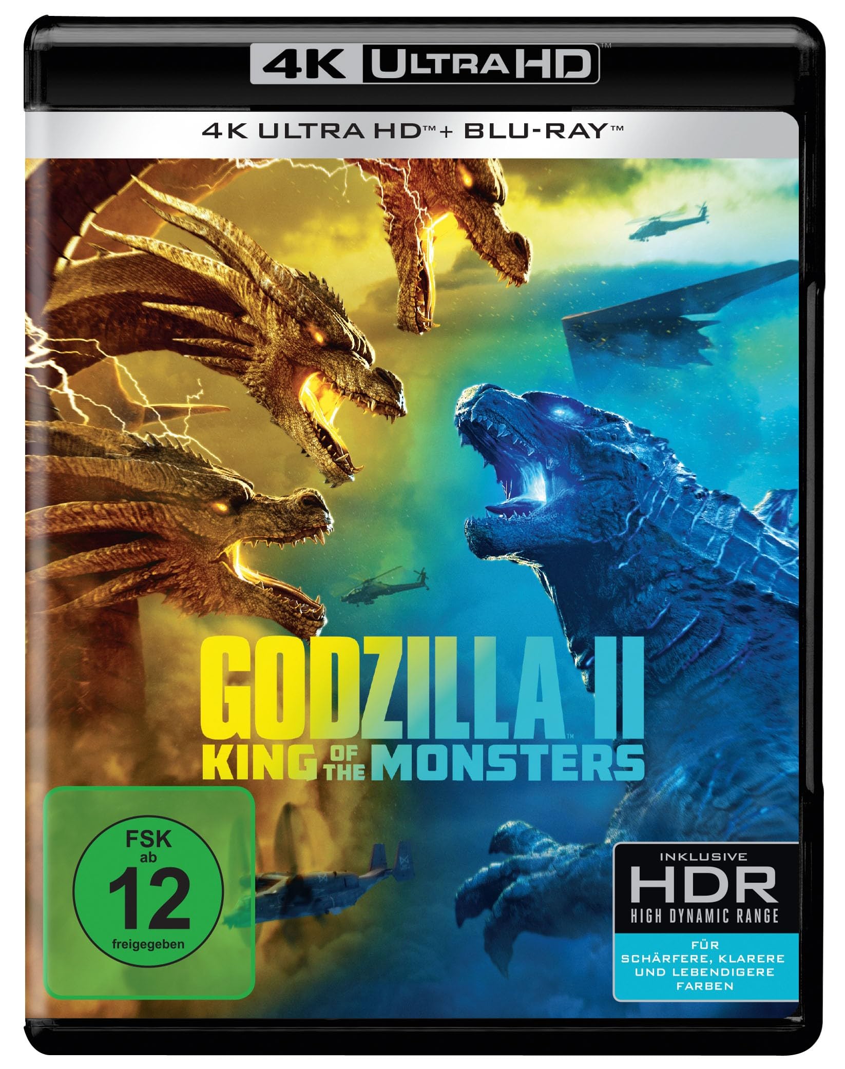 Godzilla II King of the Monsters 4K Ultra-HD Blu-ray 2D pelicula de ciencia ficcion importada