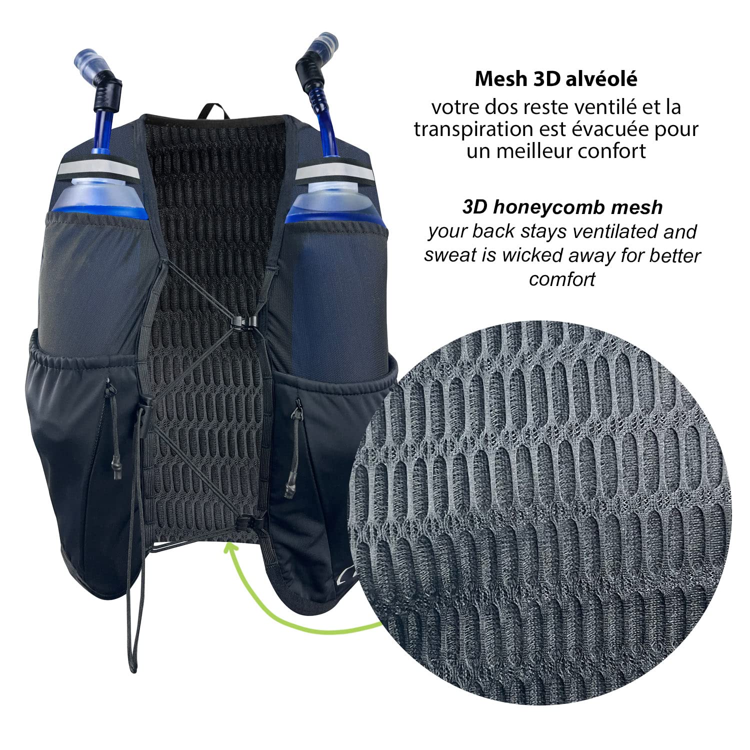 Wantalis Hydrabag Elite 8l Gilet d'hydratation Mixte