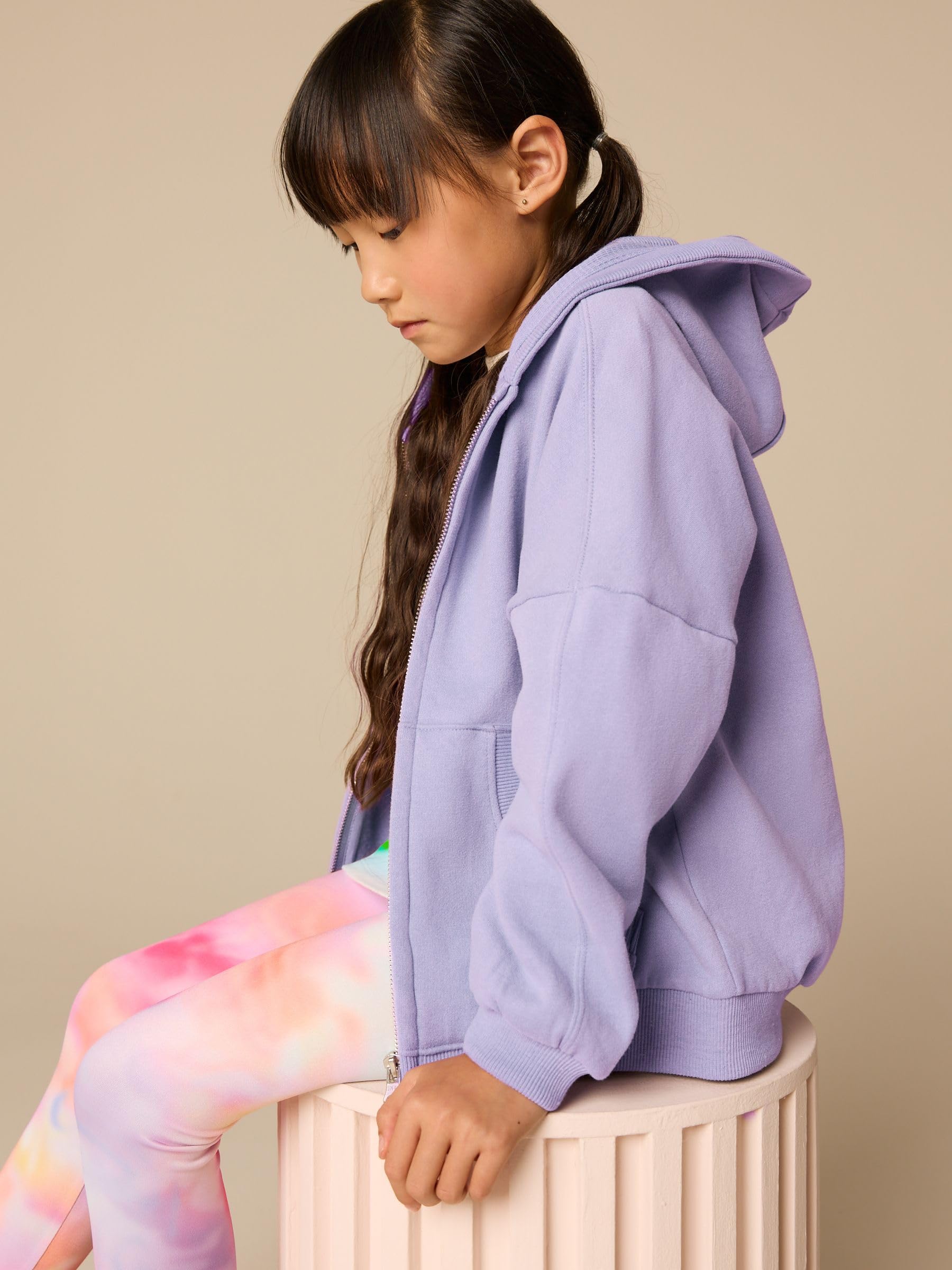 NEXT Niñas Sudadera con Capucha y Cremallera