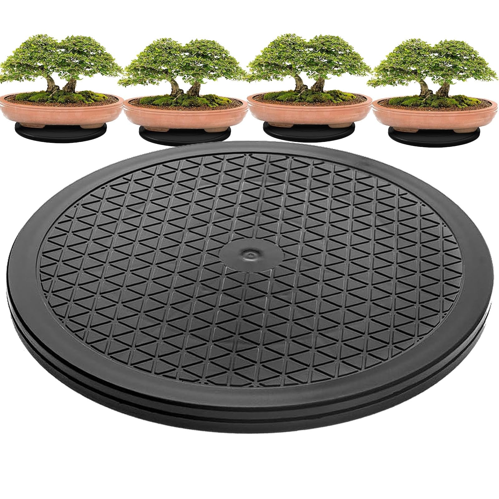 Amazon.co.jp: ターンテーブル 植木鉢 盆栽 丸型 耐久性 便利性 360度