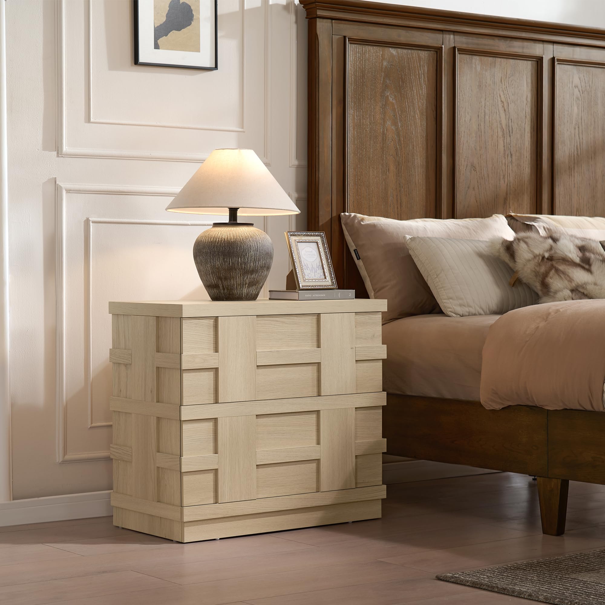 Amazon.com: VividVibe Oversized Night Stand, Nightstand with