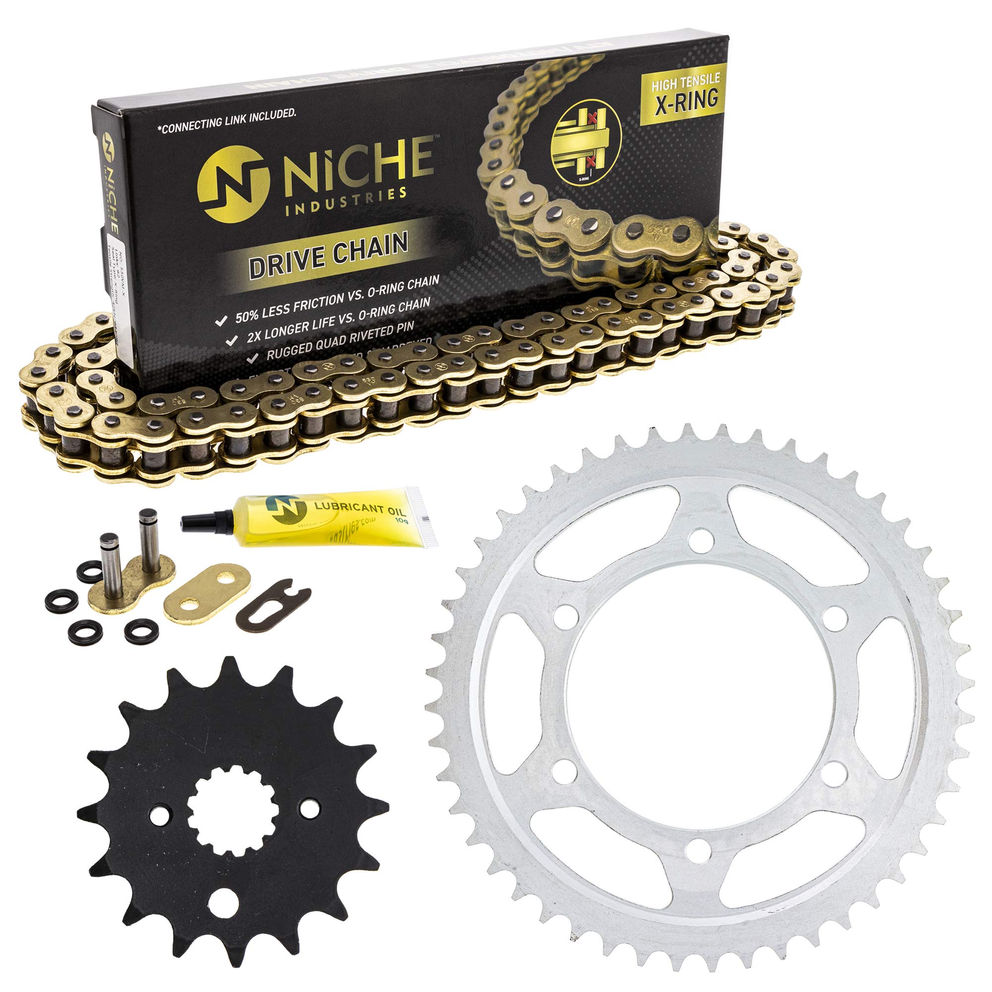 Amazon.com: NICHE Drive Sprocket Chain Combo for Kawasaki