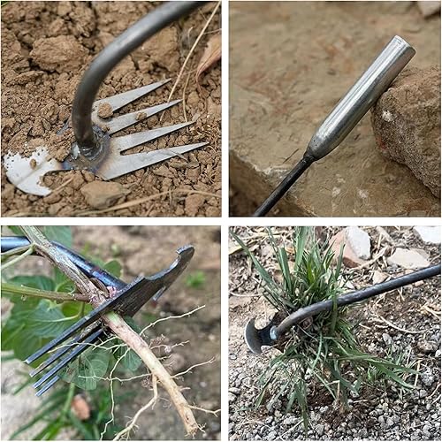 Miniatura 7 de NICEEN Nueva herramienta de deshierbe de artefacto de desarraigo, herramienta de deshierbe manual de acero al manganeso, extractor de malezas