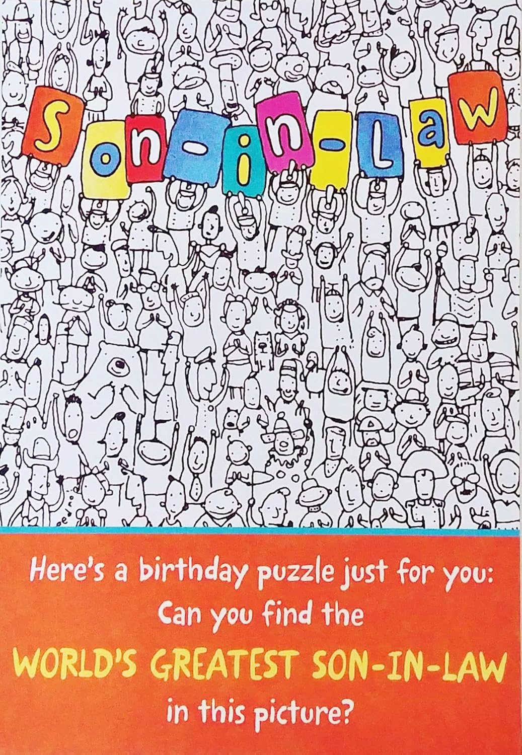 Greeting Card World's Greatest Son-in-Law Funny Happy Birthday