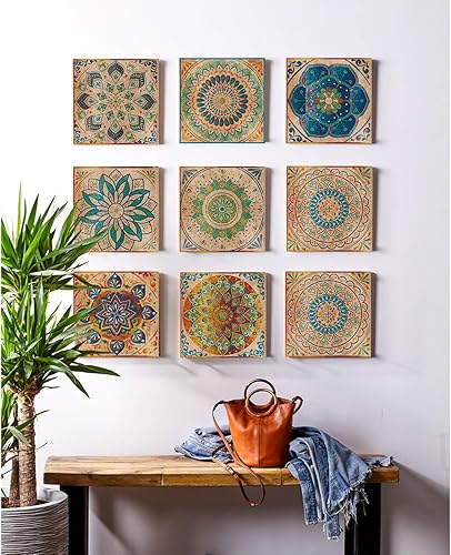 24 calcomanías para azulejos de despegar y pegar, pegar en azulejos de pared para cocina, azulejos de pared, calcomanías de baño, vinilo