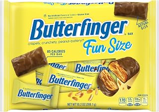 Chocolatey, Peanut-Buttery, Fun Size Individually Wrapped Candy Bars, 10.2 oz each, Bulk 6 Pack