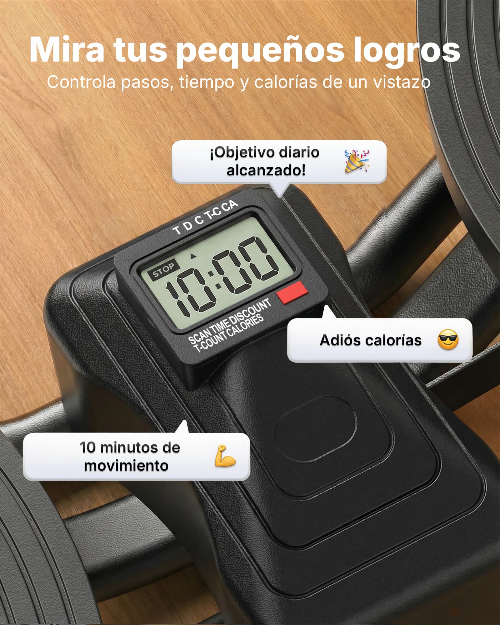 MERACH Stepper para casa con Power Rope, Falda en Forma de U, máx. 150 kg