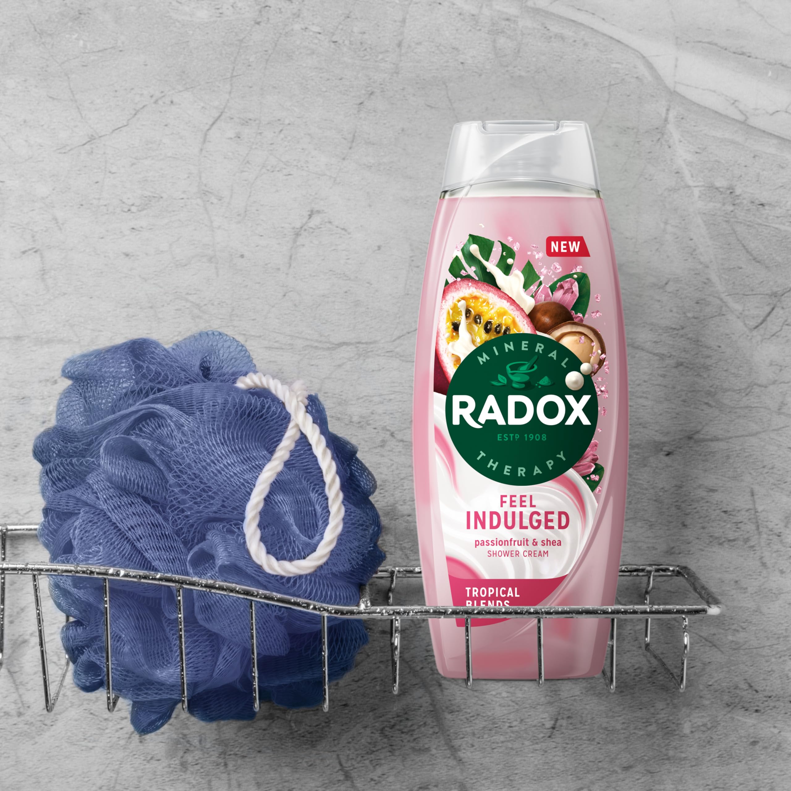 Radox Mineral Therapy Feel Indulged Shower Cream Body Wash uniquely blended with minerals - Image 4