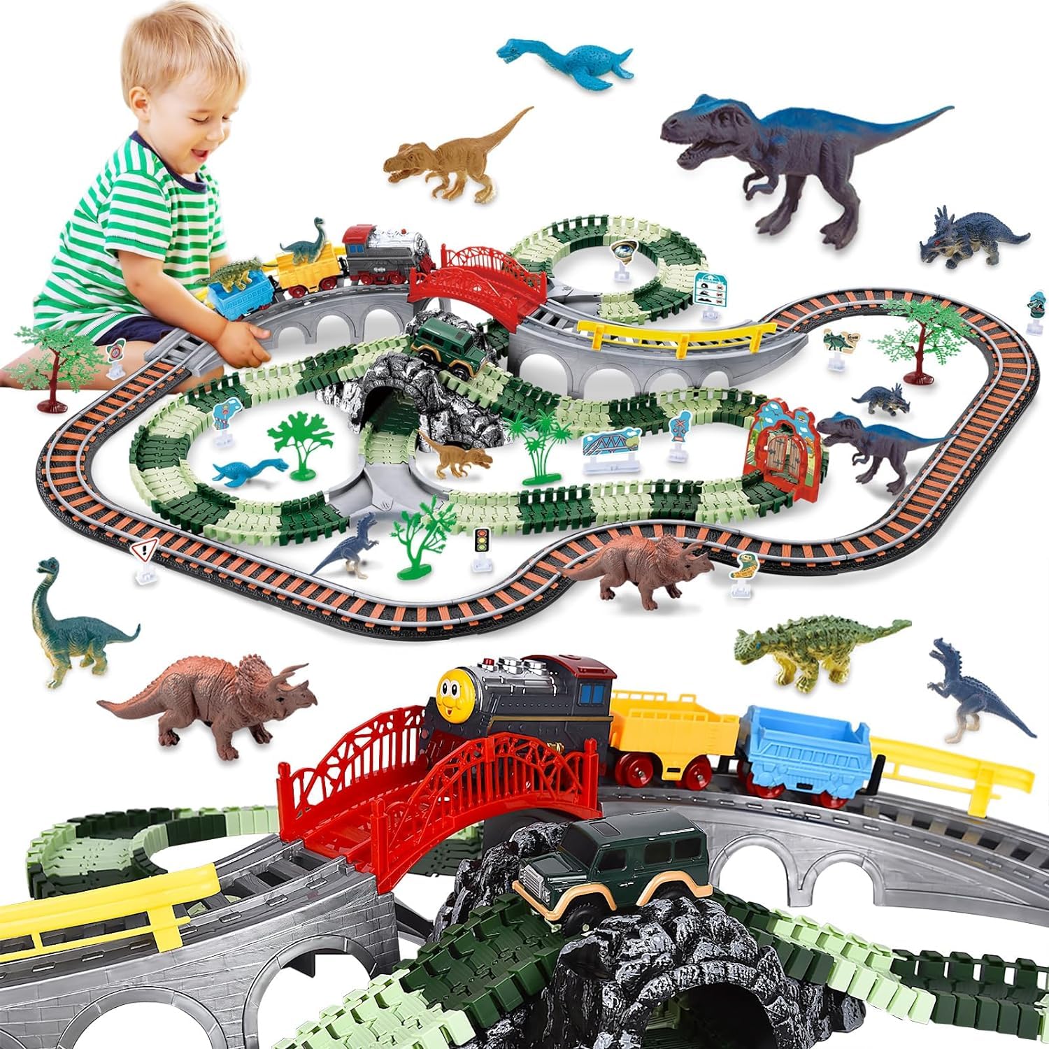 HAPPY HUES Vehicle Set Toy for Children - City Passenger Track & Parking Car Garage Toy set, Gifts for Boys Girls 3 4 5 (Style 05) (B0CQWD8SZT) Amazon Price History, Amazon Price Tracker