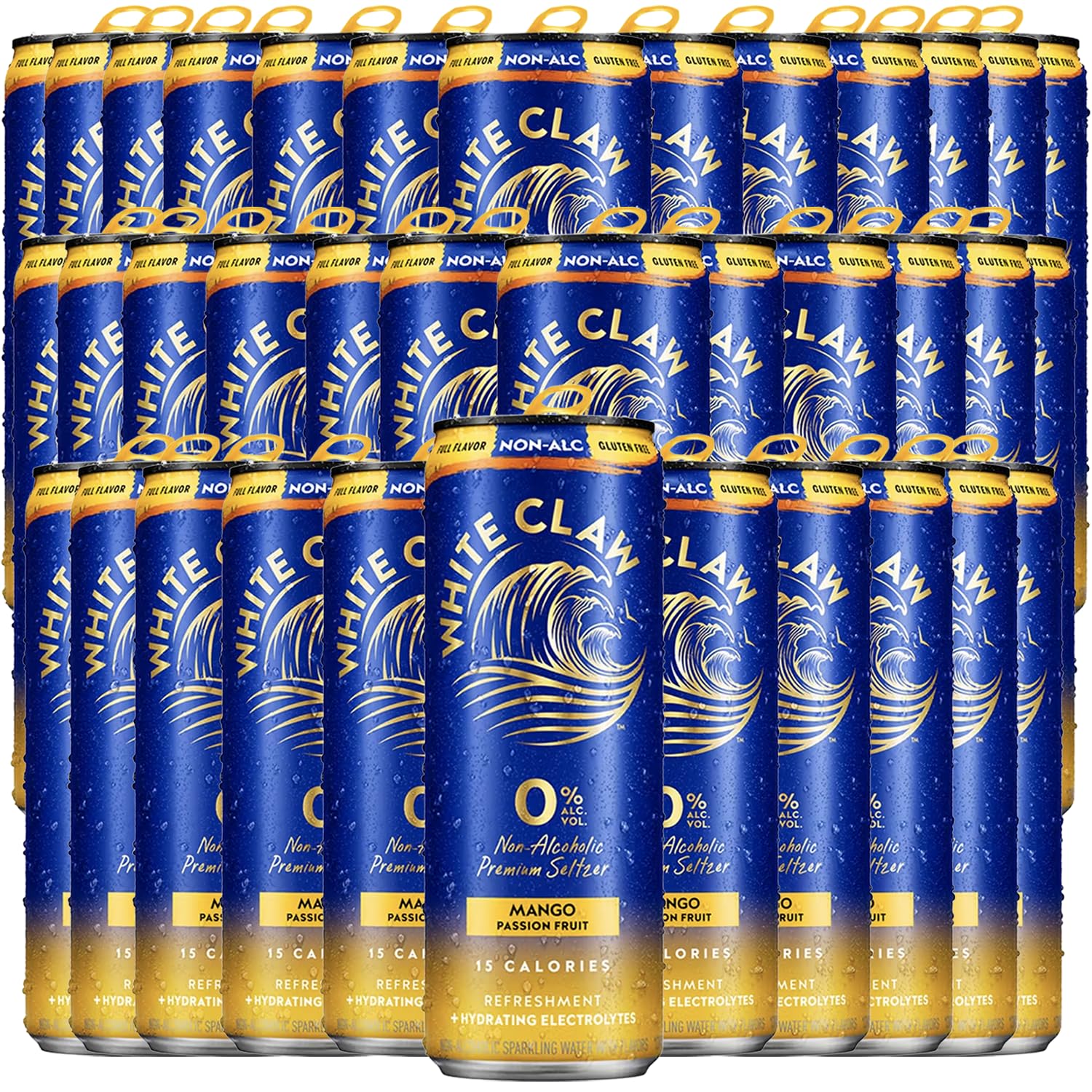 Amazon.com : White Claw 36 Pack 0% Alcohol Mango Passion Fruit