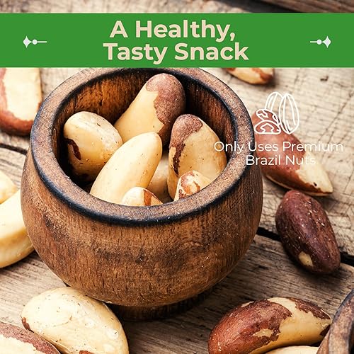 Miniatura 5 de Nueces tostadas y saladas de Brasil sin cáscara, sabor y frescura increíblemente sorprendentes, contiene nutrientes saludables, cashrut, de