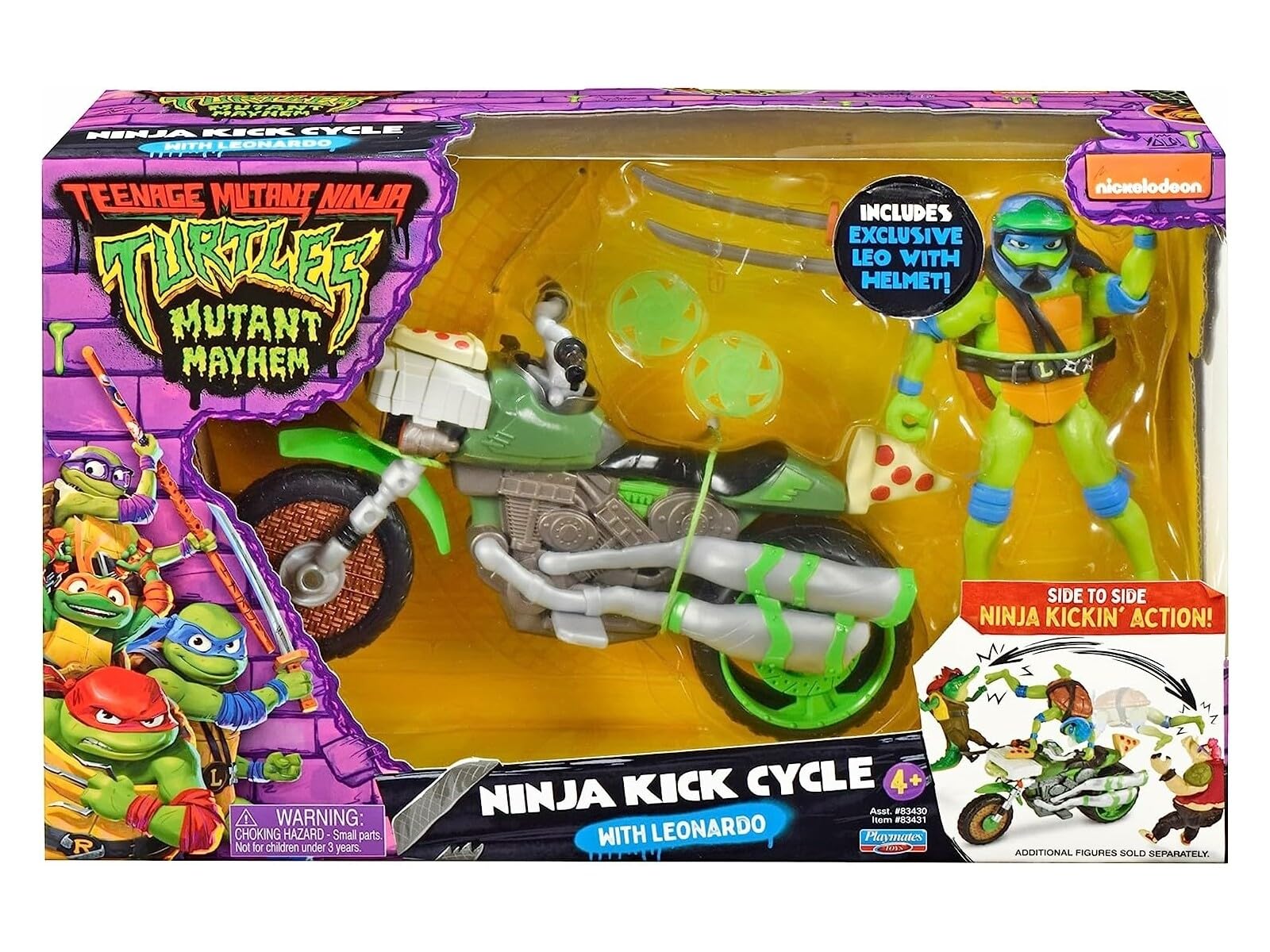 NINJA TURTLES - TMNT Vehicle, TU803, Multi-Coloured, Multicolored, 12 cm - Image 4
