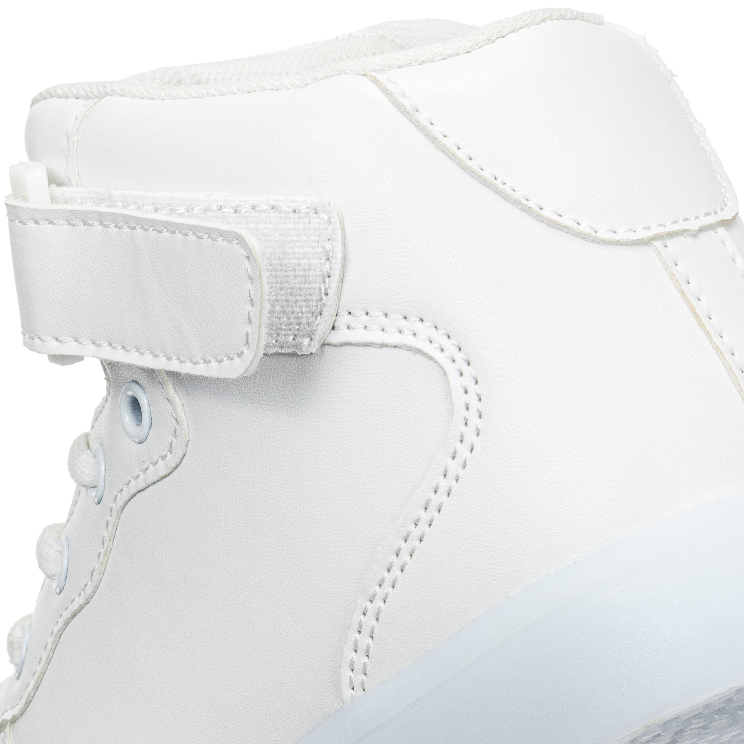APTESOL Scarpe da ginnastica per bambini con luci a LED con gancio e anello regolabili, ricaricabili e luminose, per ragazzi e ragazze