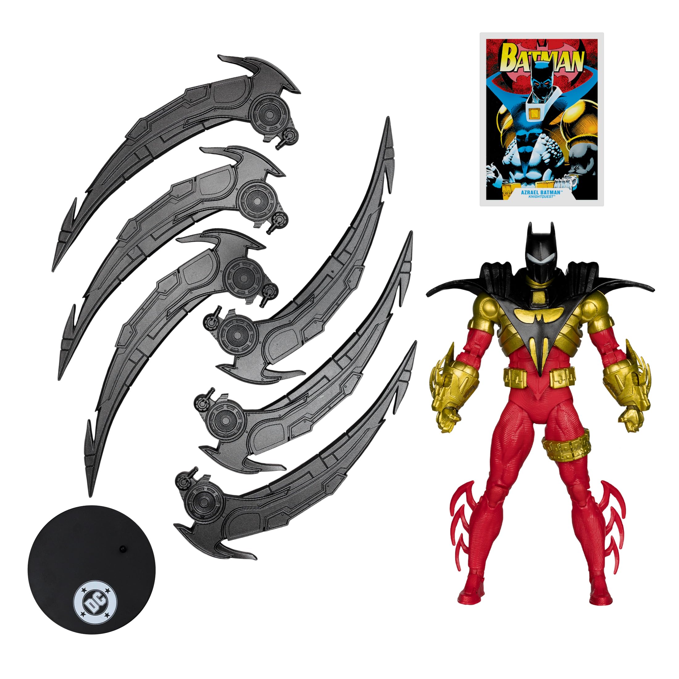 McFarlane Toys - DC Multiverse Azrael Batman (Knightquest) 7 pollici Action Figure
