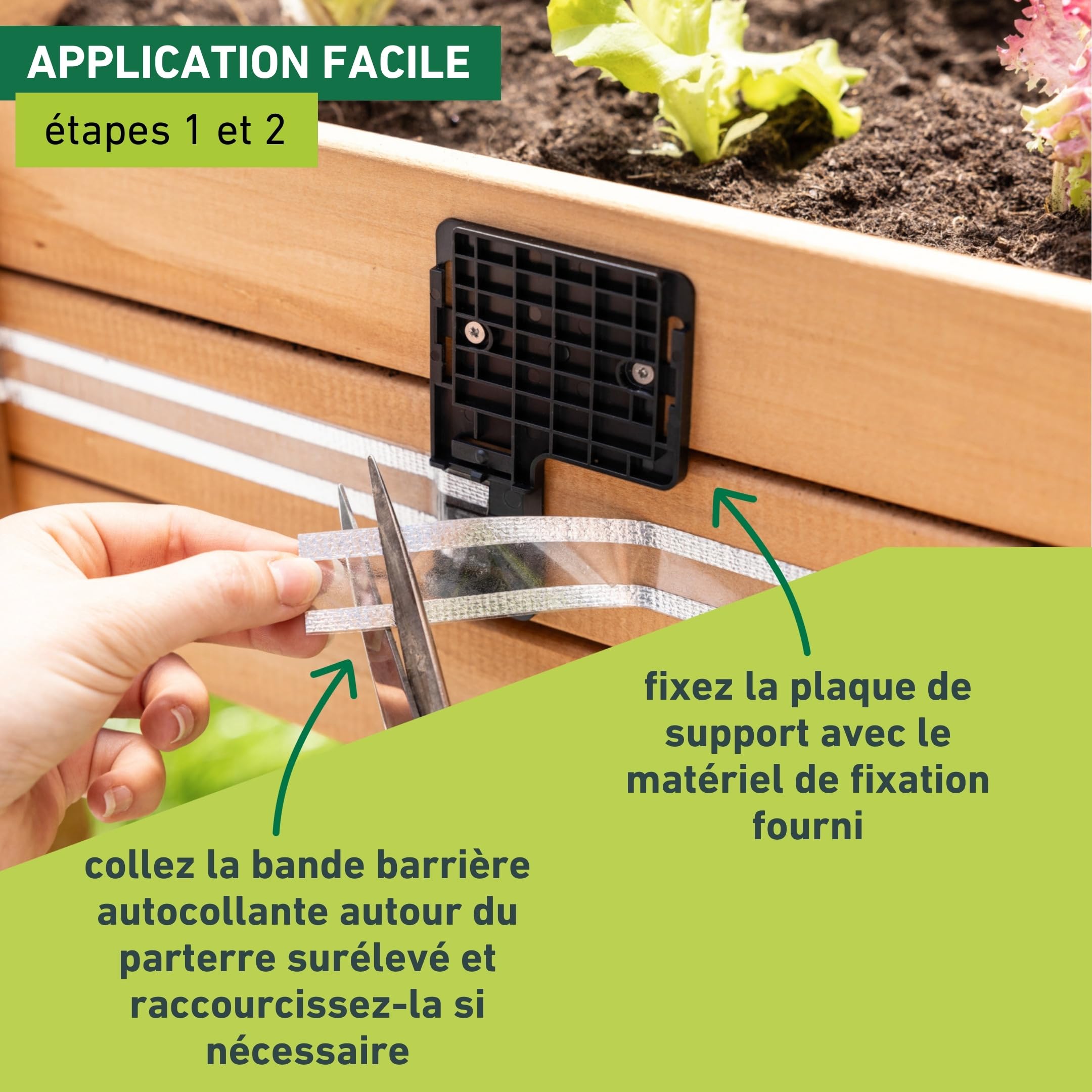 Windhager dissuasif électrique Contre Les escargots e-Fence - 10 m - Protection Contre Les limaces, barrière Anti limace, Bande à escargots électrique - Inoffensif pour l'homme et l'animal