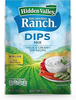 Hidden Valley Original Ranch Salad Dressing & Seasoning Mix, Gluten Free - 1 Packet (Package May Vary)
