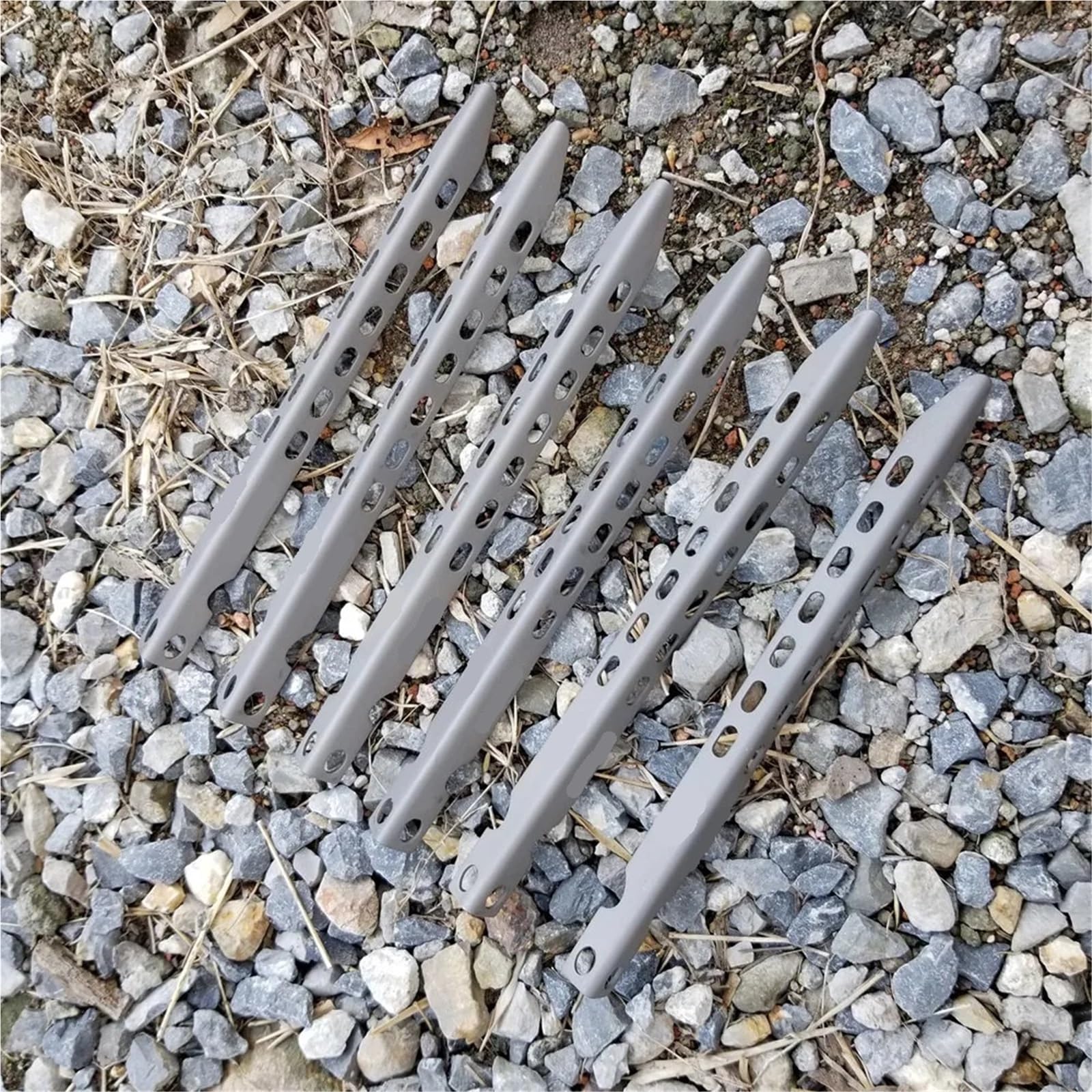 10 Stück Titan-Heringe, V-förmiger Hering, Ultraleicht, for Outdoor-Camping, Rucksackreisen, Zelthering, Nagel, 165 mm Länge, 0,3 Unzen, g Für Verschiedene Campingumgebungen