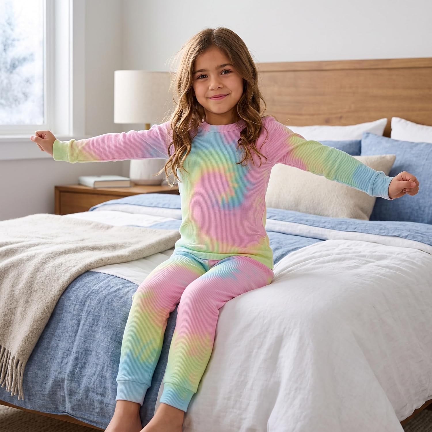 Just Love Girls' Thermal Underwear Set, 2-Piece Crew Neck Base Layer