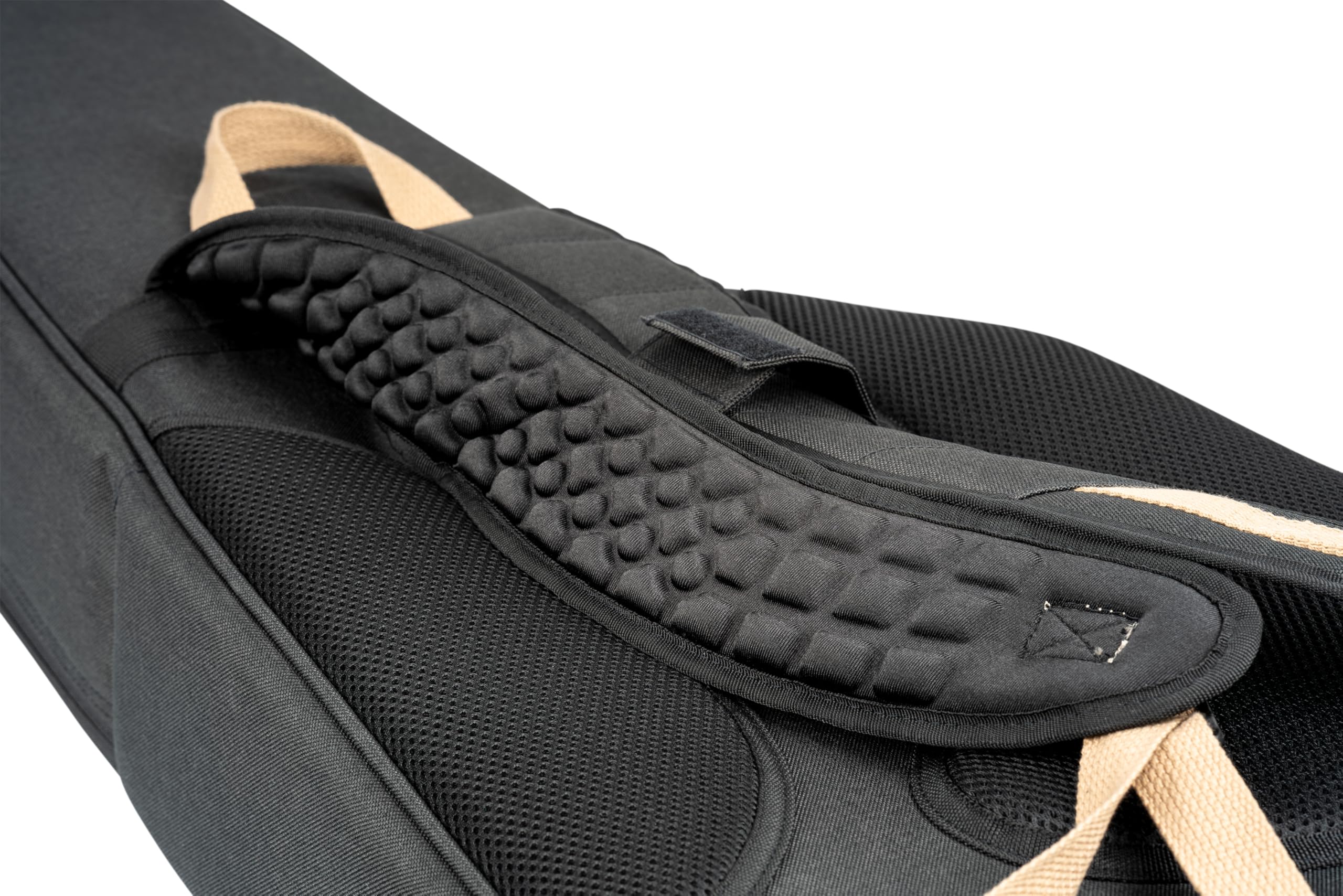 Ortega Guitars Deluxe Guitar Gigbag - Klassische 4/4 Gitarren Tasche - Höhe 105 cm - Breite 38 cm - Baumwolle, Schwarz (OGBCL-DLX-BK)