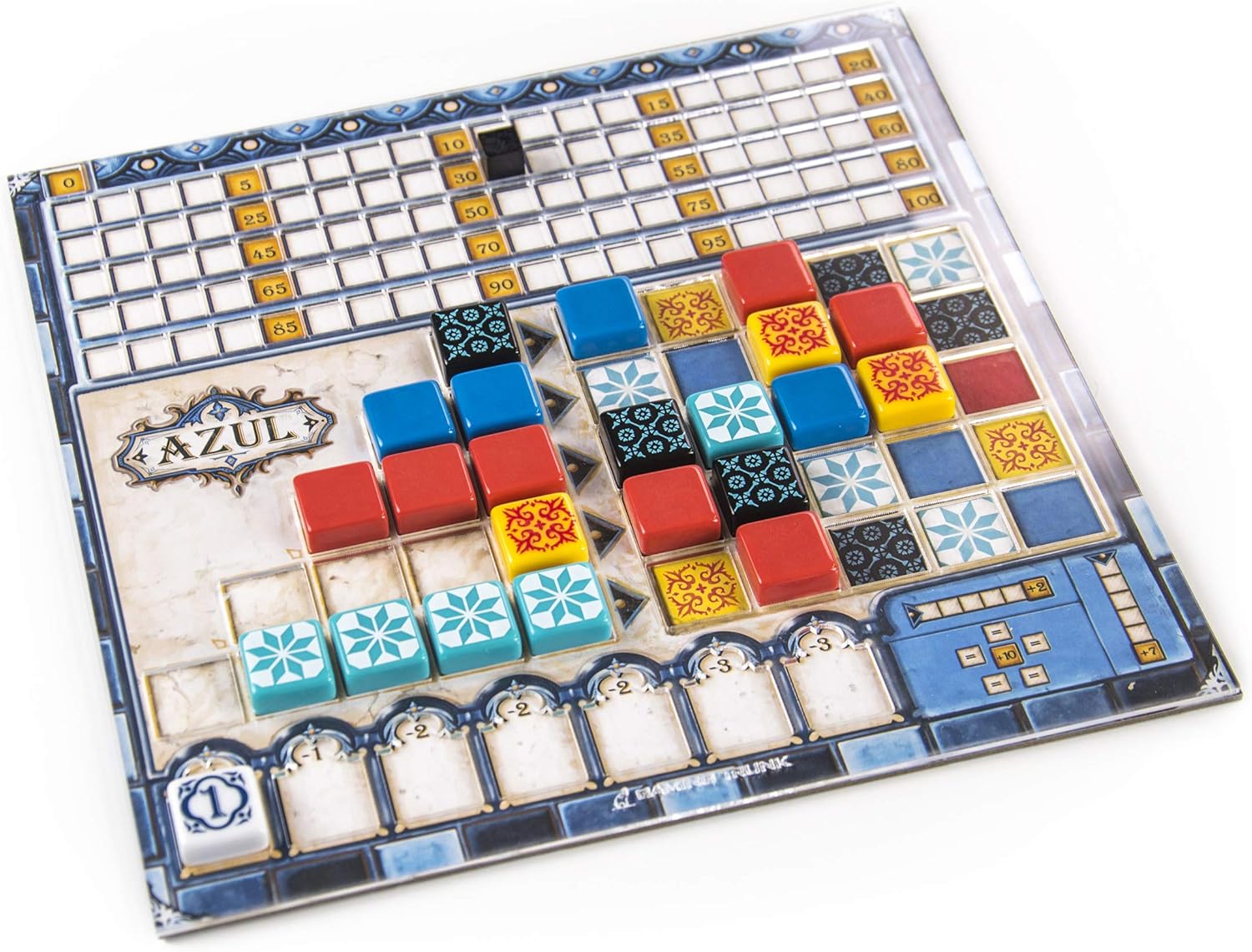 Acrylic Overlays for Azul Player mat. Set of Four