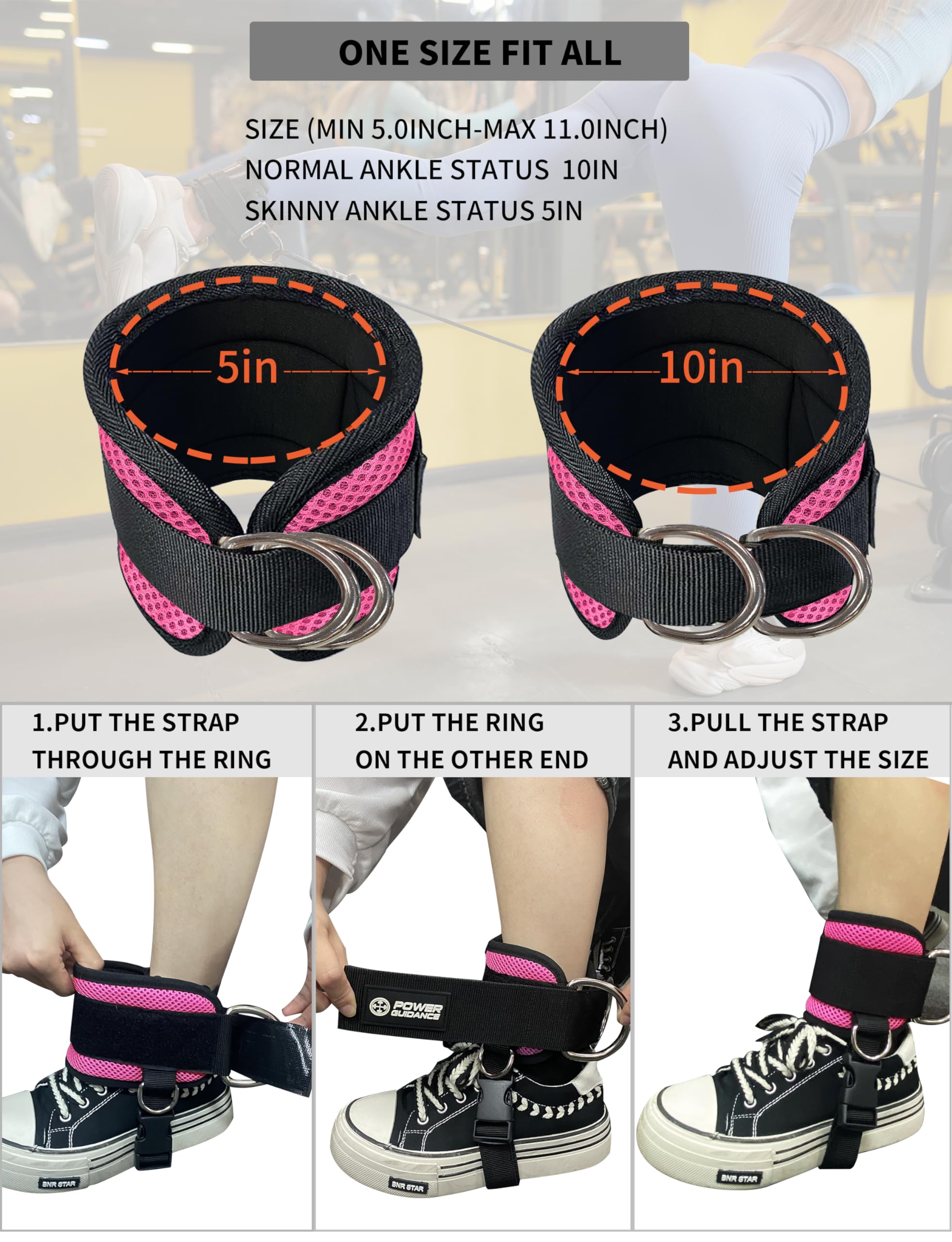 Ankle Straps Tobilleras Correas De Tobillo Ajustables Para