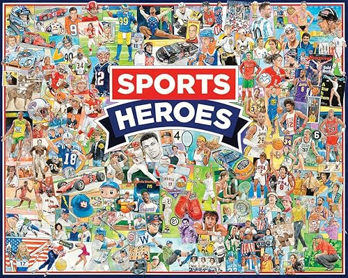 White Mountain Sports Heroes - Rompecabezas de 1000 piezas